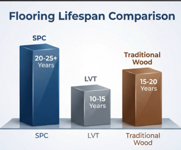 Flooring Lifespan Comparison Chart