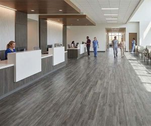 Industrial Ash-SPC flooring for hospital-ok