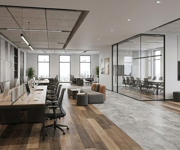 Office-SPC flooring