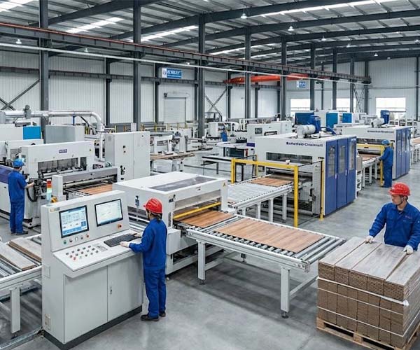 SPC flooring production line-ok