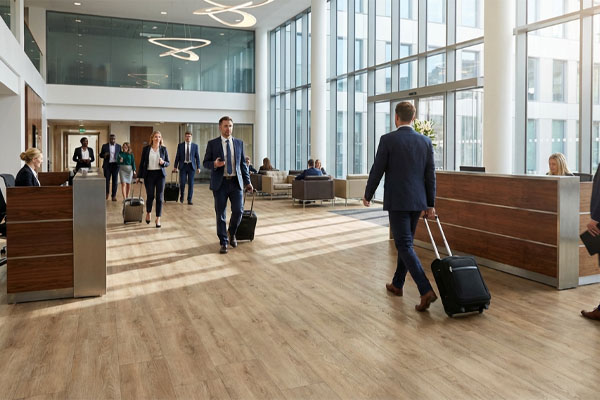 Commercial Lobby SPC Flooring