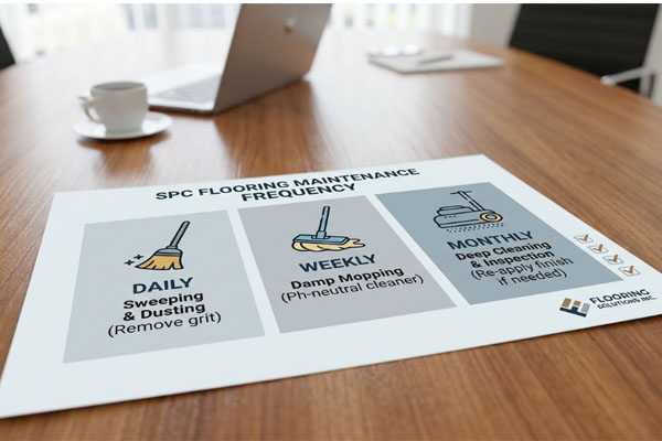 SPC Flooring Cleaning Frequency Guide