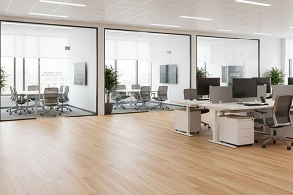 SPC Flooring Commercial Interior Installation