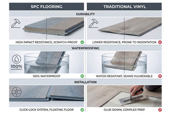 spc vinyl comparison chart